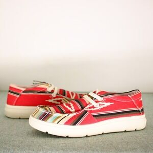 Ariat Youth Hilo Pastel Serape Shoes Slip On Sz 13c Girls Aztec Southwestern